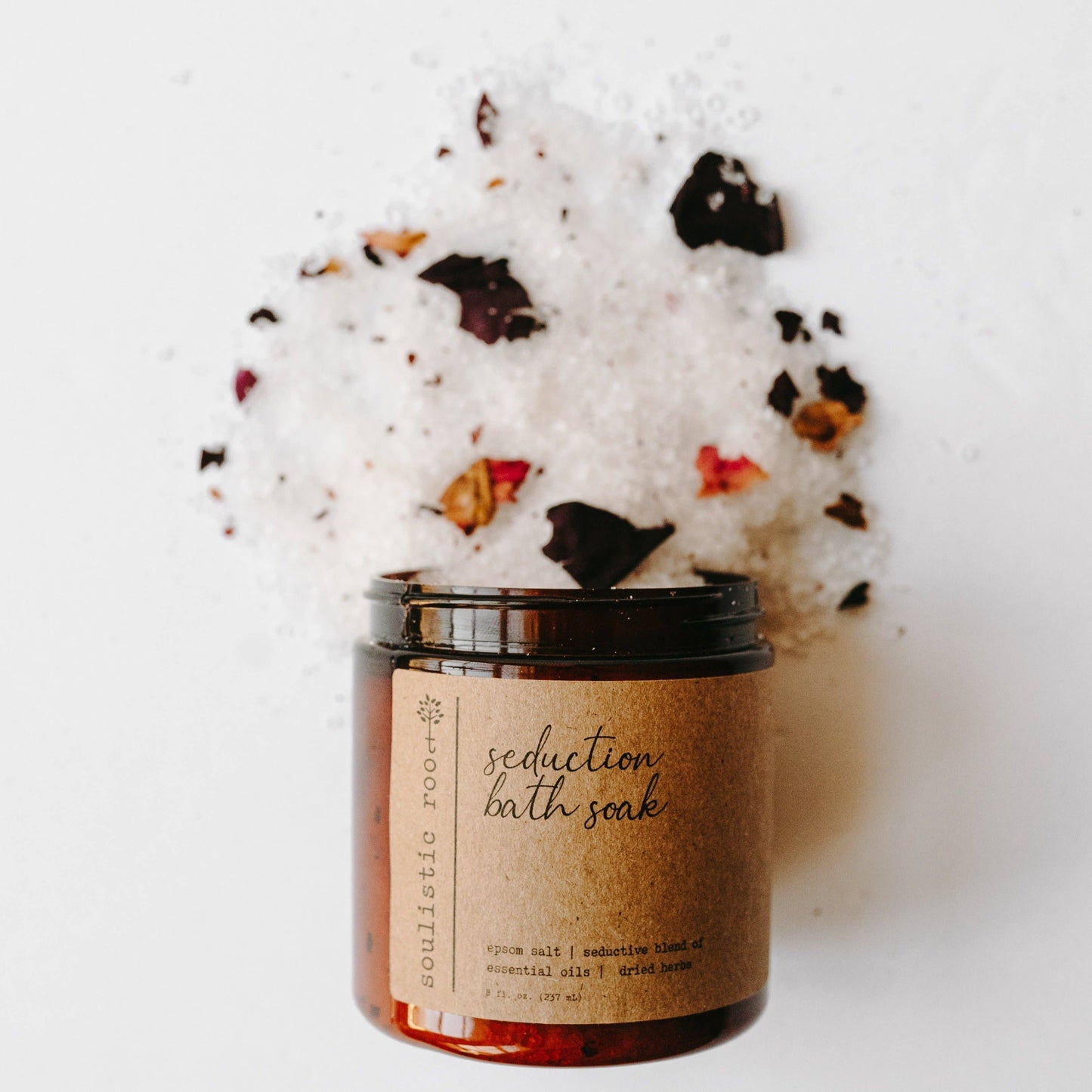 Herbal Bath Salt | Made With Organic Herbs & Dried Flowers: Seduction Bath Soak Only