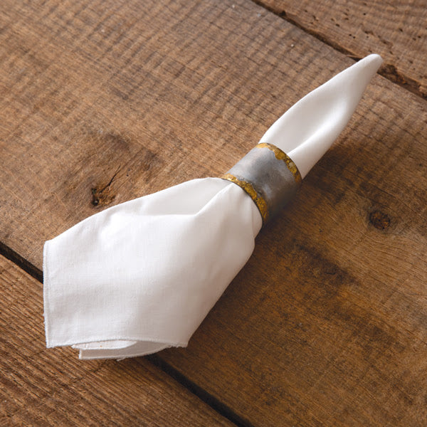 Galvanized Napkin Ring
