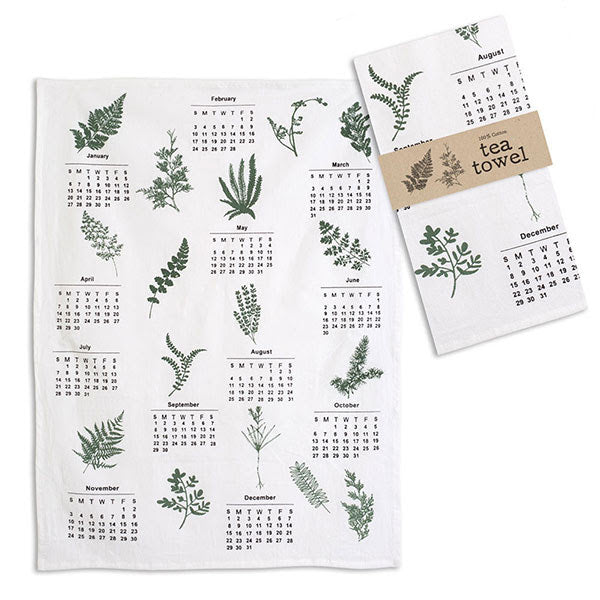 Greenery Tea Towel