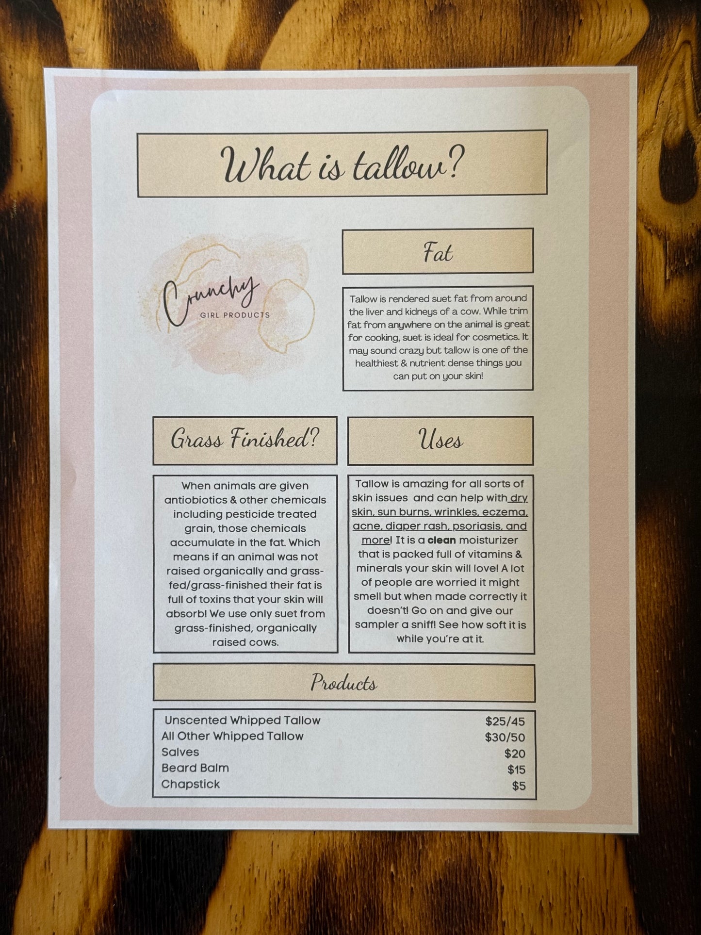 Lavender Tallow Cream - 2oz