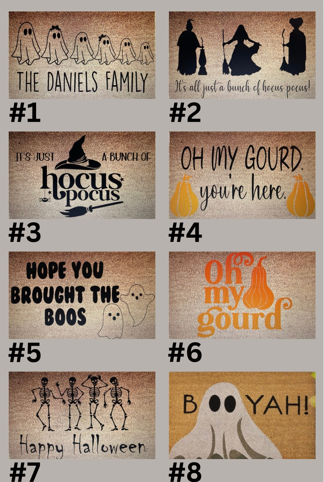 Oct/04/25 Personalized Doormat Workshop (Saturday 6:00pm)