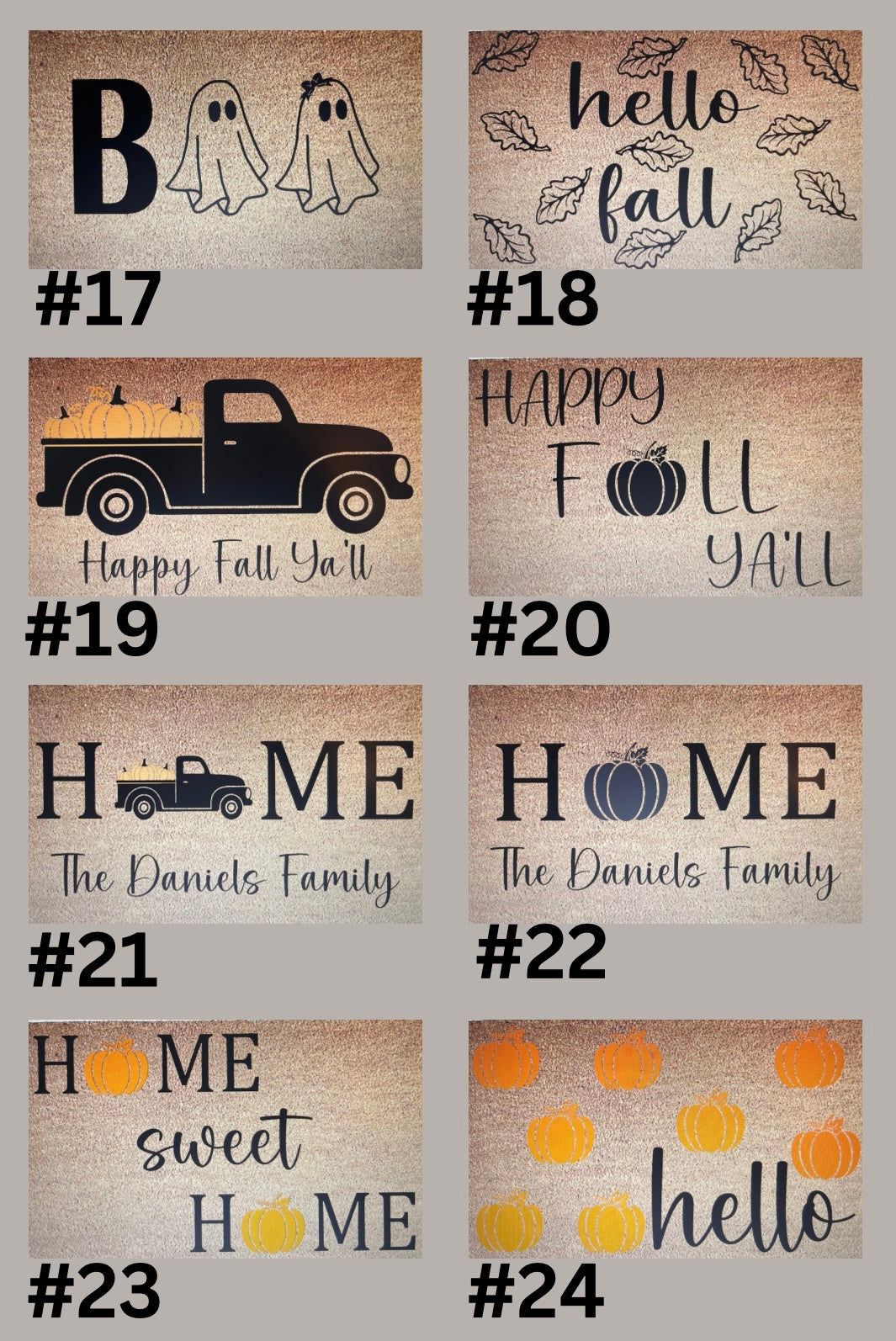 Oct/04/25 Personalized Doormat Workshop (Saturday 6:00pm)