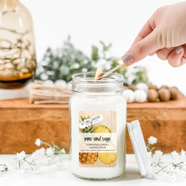 Pine and Sage 16 oz Candle