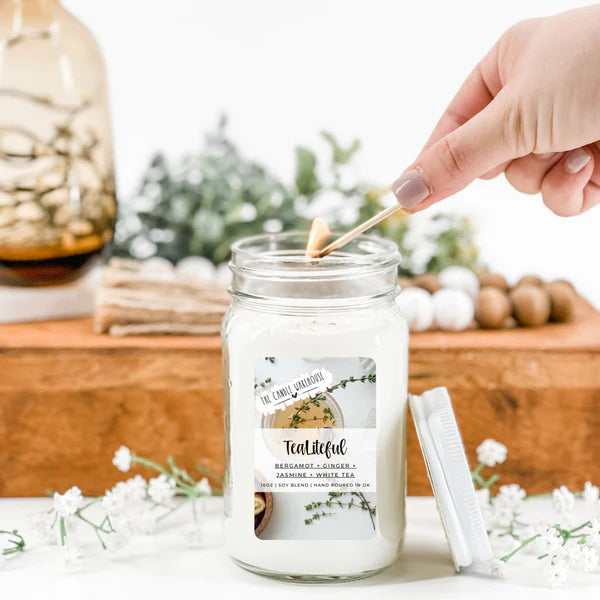 TeaLiteful 16 oz Candle