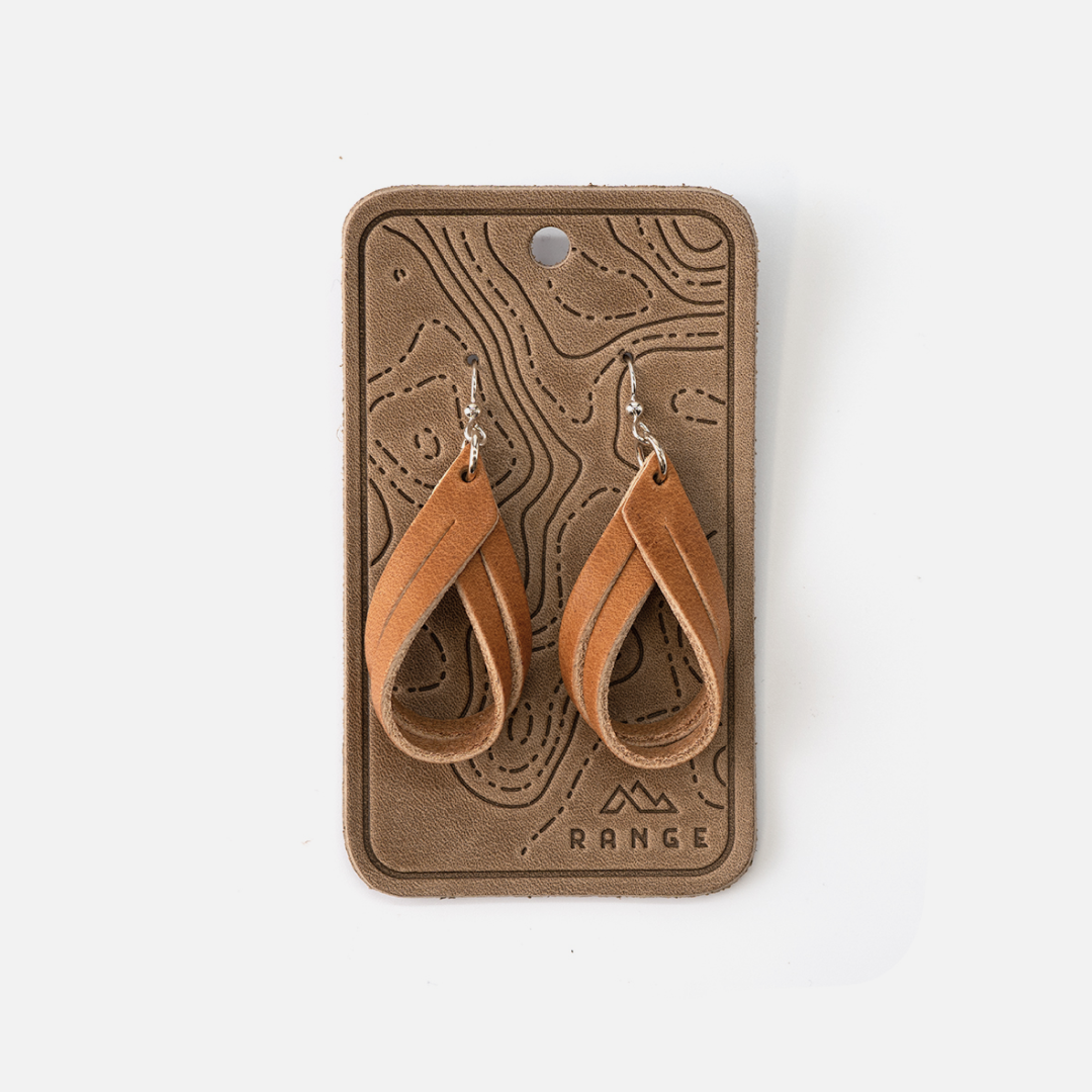 Double Hoop Earrings- Natural