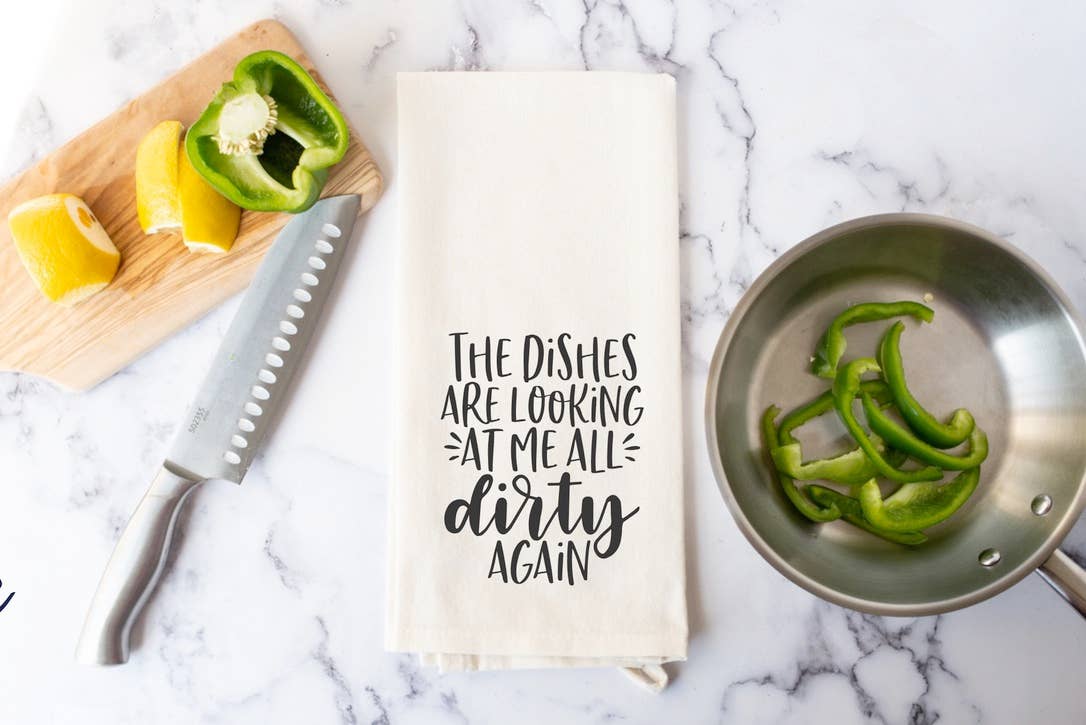 Kitchen Towel - Dirty Dishes