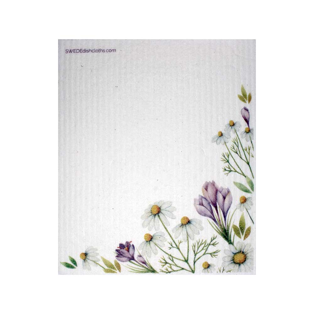 Swedish Dishcloth Chamomile Flowers Spongecloth