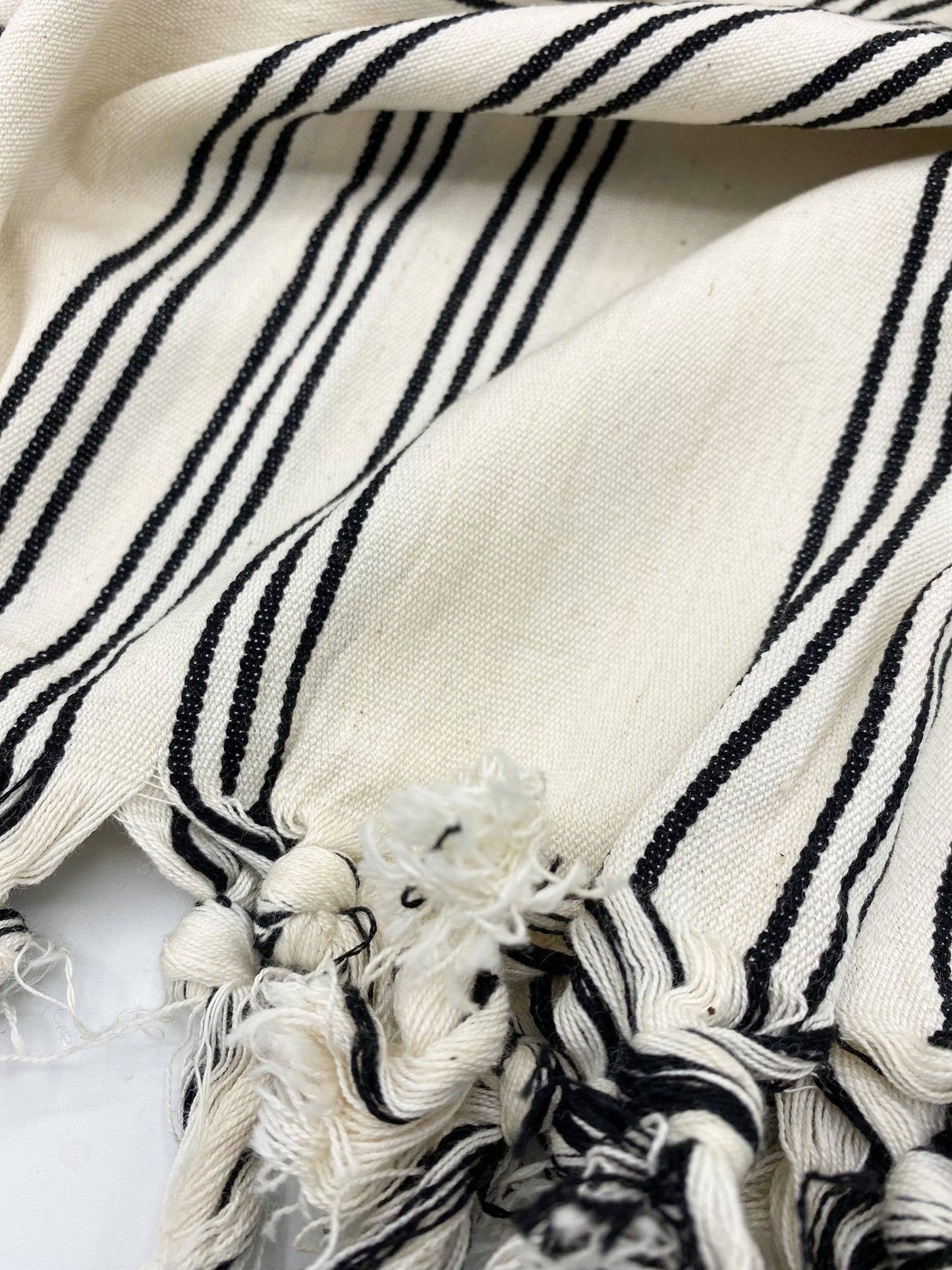 Turkish Blanket | Handwoven Cotton Throw Blanket | Farmhouse