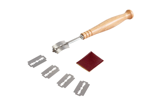 9" bread Scoring lame for dough slashing with 5 blades