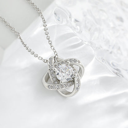 Heart Of Eternity Pendant Clavicle Chain Necklace