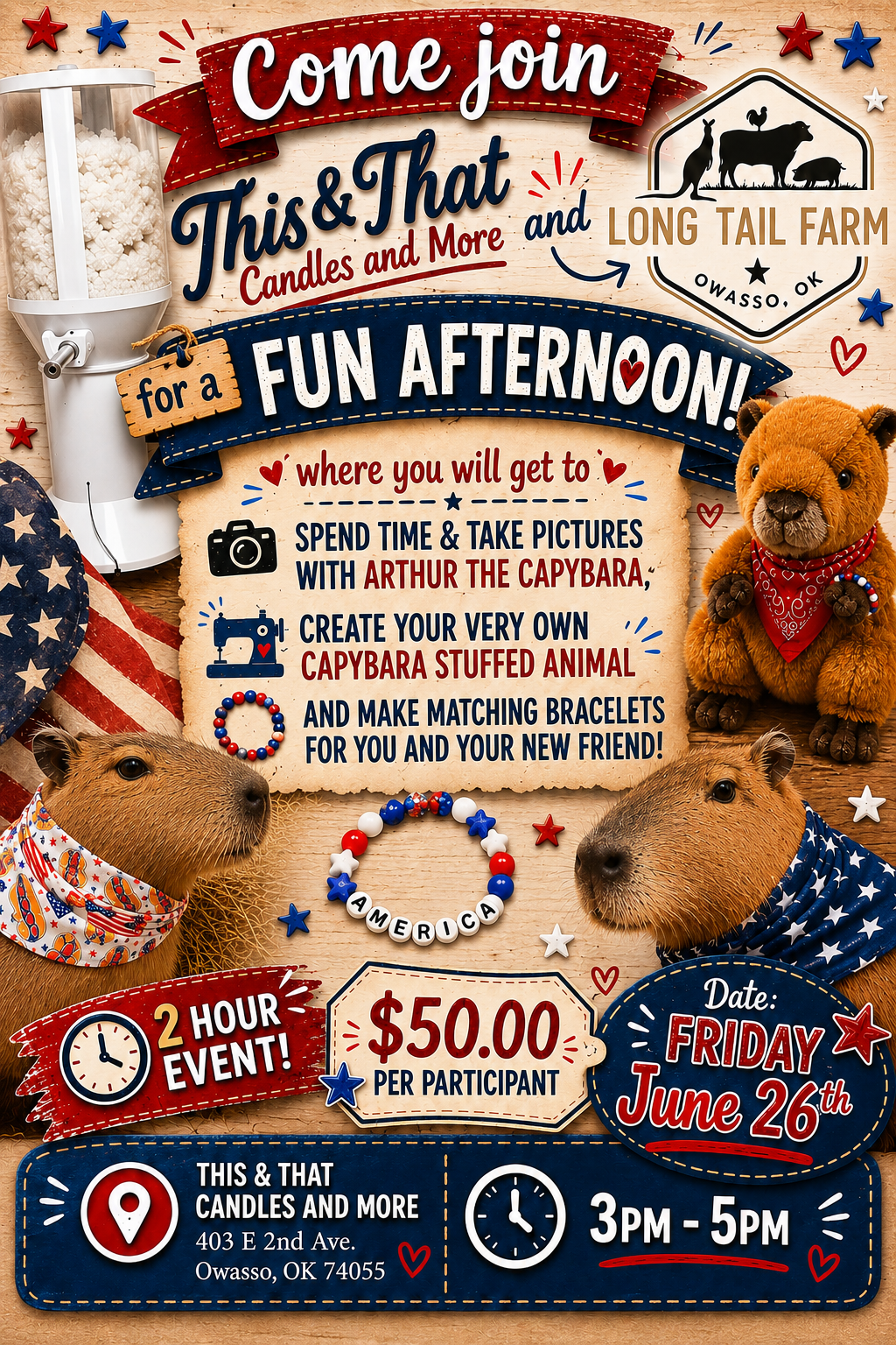 06/26/26 CAPY 4th of July Party (Friday 3:00pm)