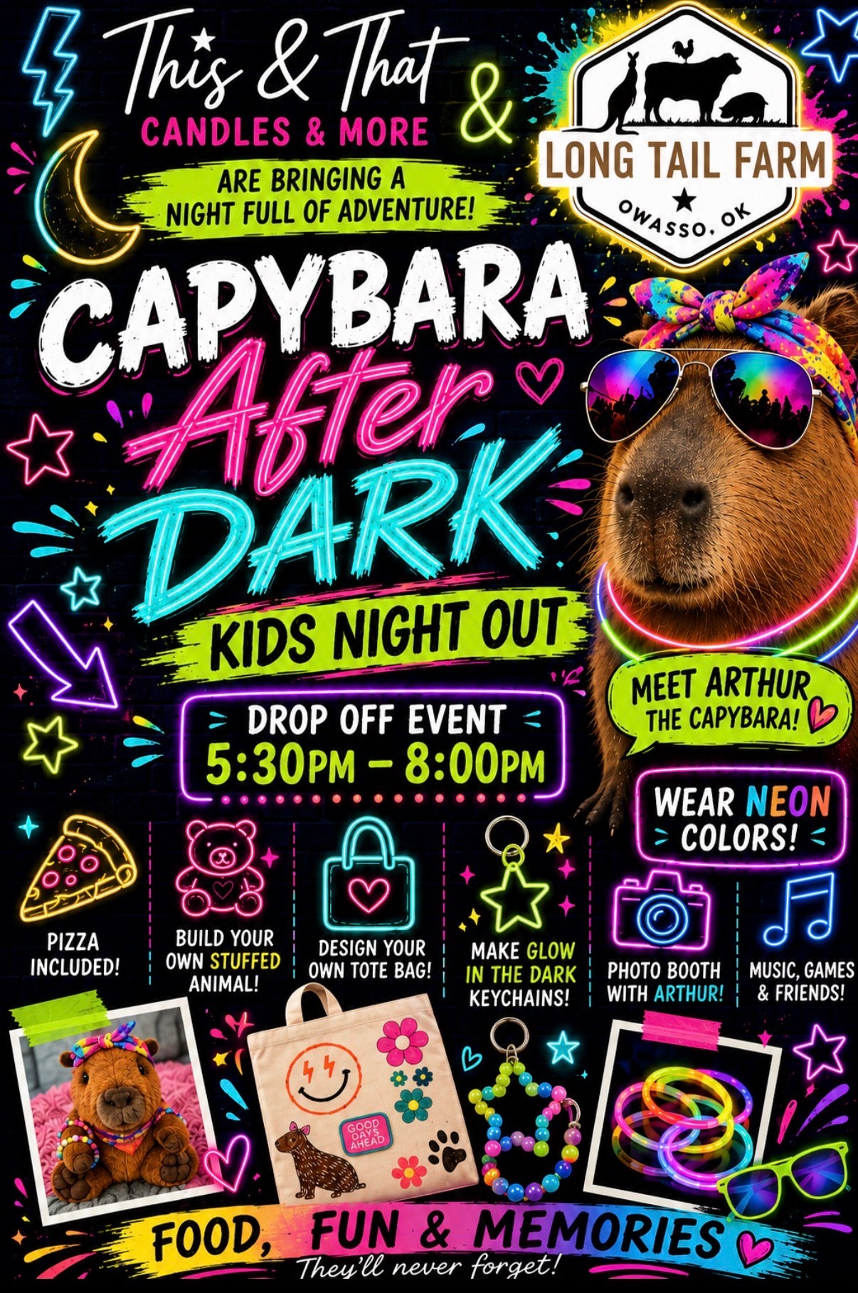 08/21/26 Capybara KIDS Night Out (Friday 5:30pm)