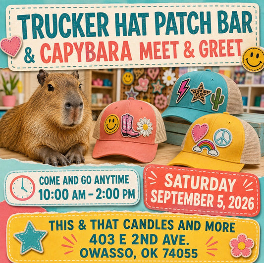 09/05/26 Trucker Patch Hat Bar (Saturday 10:00am - 2:00pm come and go)