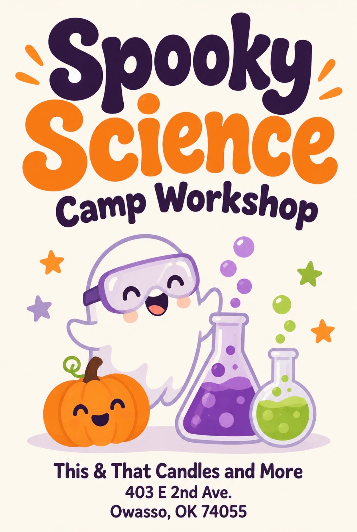10/13/26 Spooky Science (Tuesday 1:00pm)