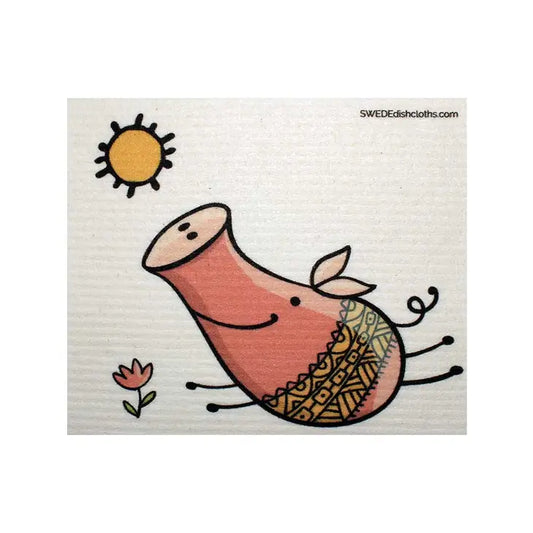 Pig In Sun Swedish Dishcloth spongecloth