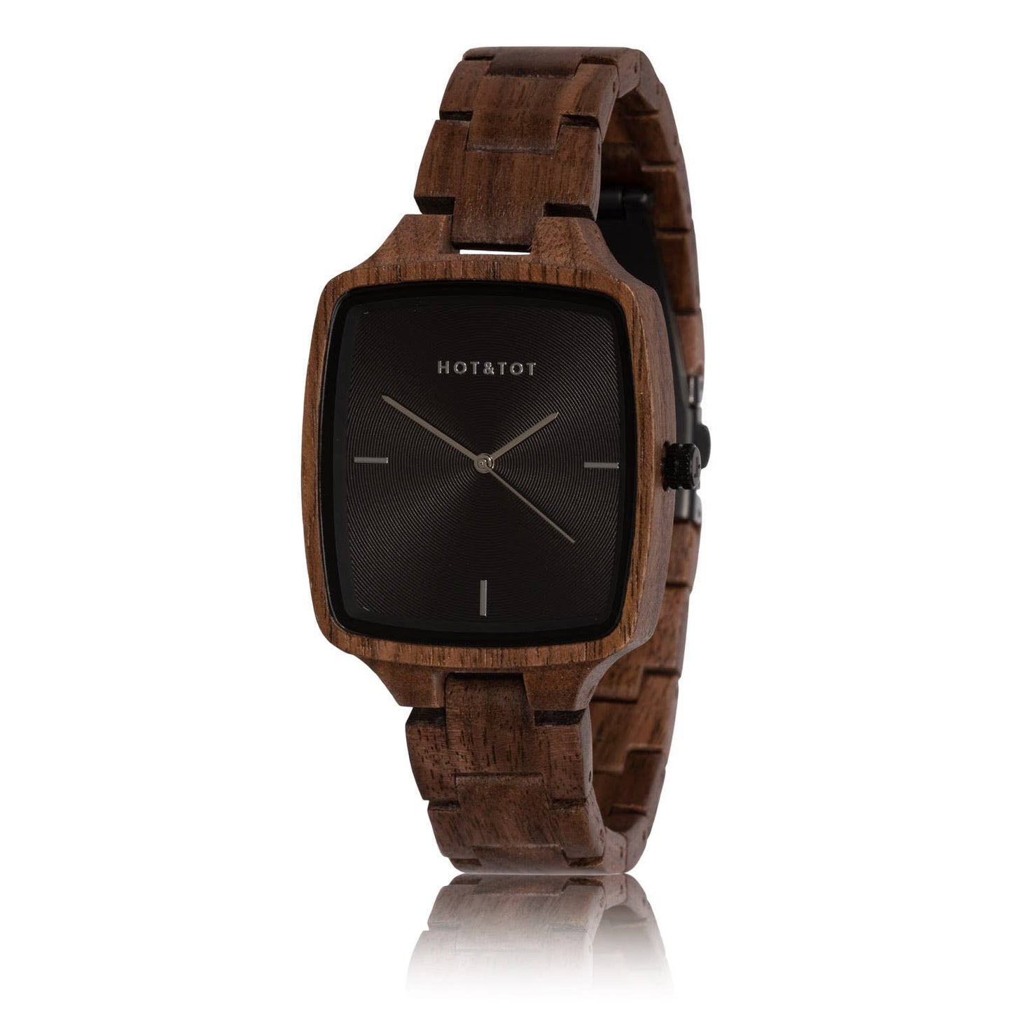 WODAN | Wood watch | Sustainable | Square | Silver