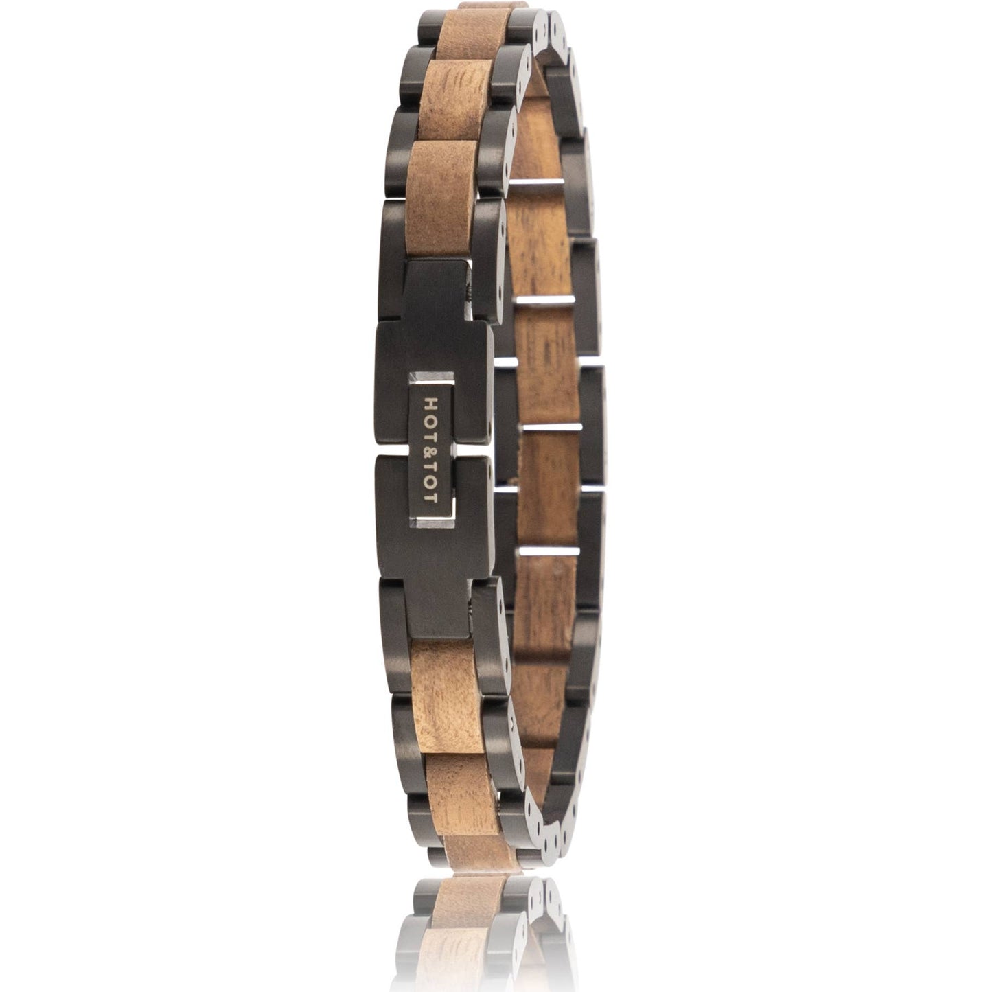 COBRA | Men's bracelet | Walnu wood | Black | Sustainable