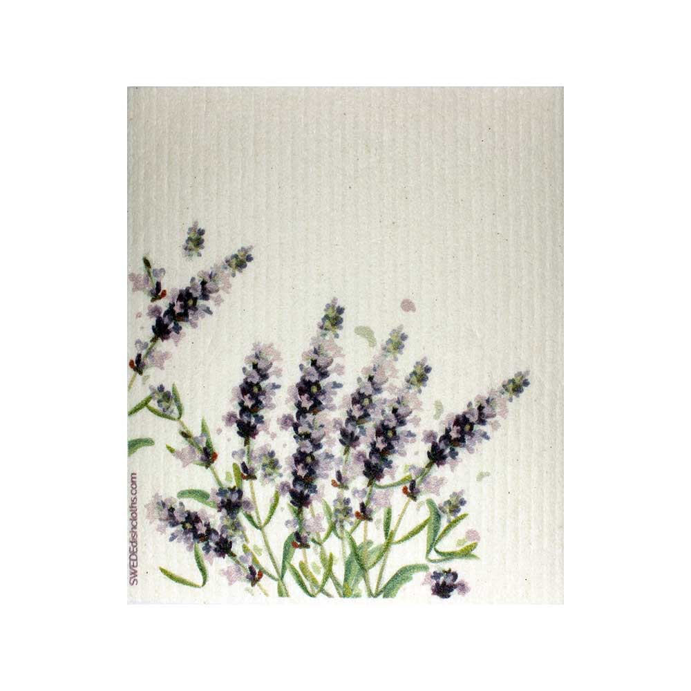 SWEDEdishcloths - Swedish Dishcloth Lavender Flowers Spongecloth