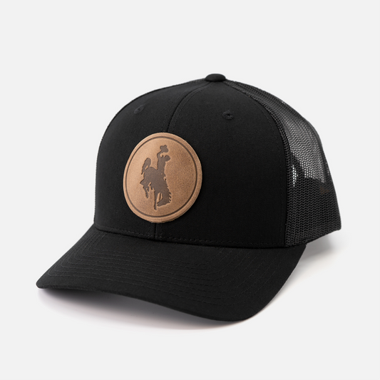 Steamboat Hat | Leather Patch Snapback