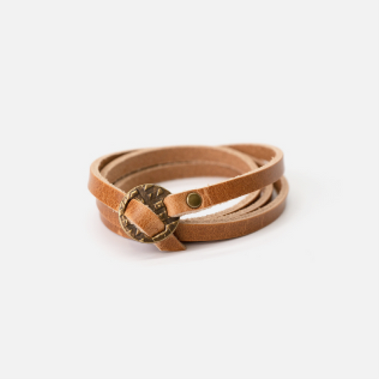 Whitney Wrap Bracelet- Natural