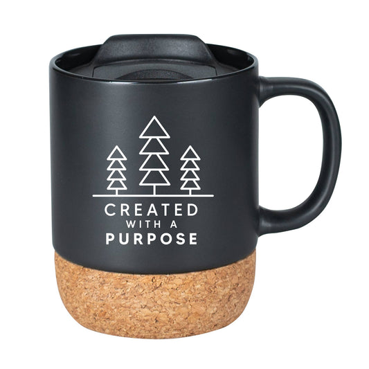 Created With A Purpose - Designer Mugs-Cork