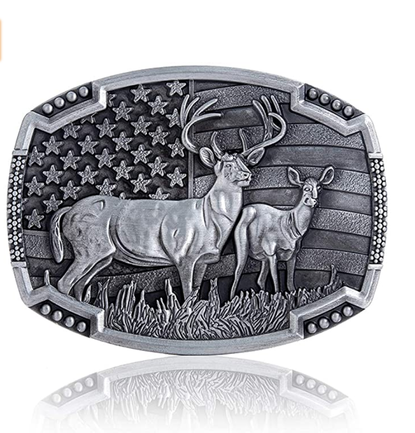 Bow Hunting Belt Buckle 1779ATS