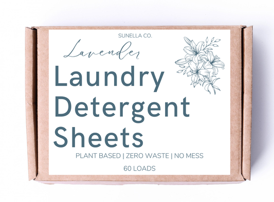 Laundry Detergent Sheets: Lavender