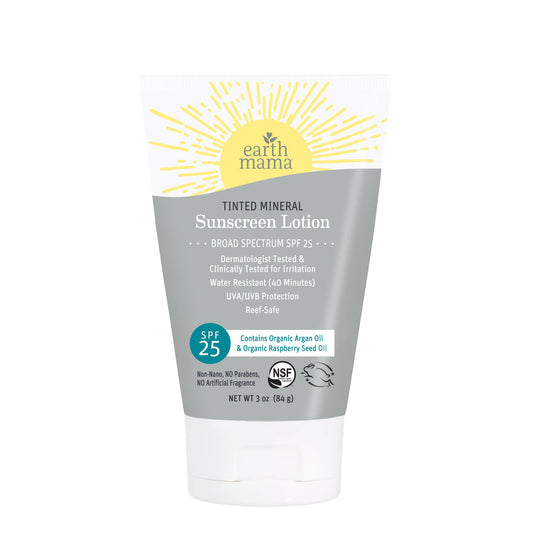 Earth Mama Organics - Tinted Mineral Sunscreen Lotion SPF 25