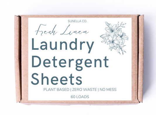 Laundry Detergent Sheets: Fresh Linen