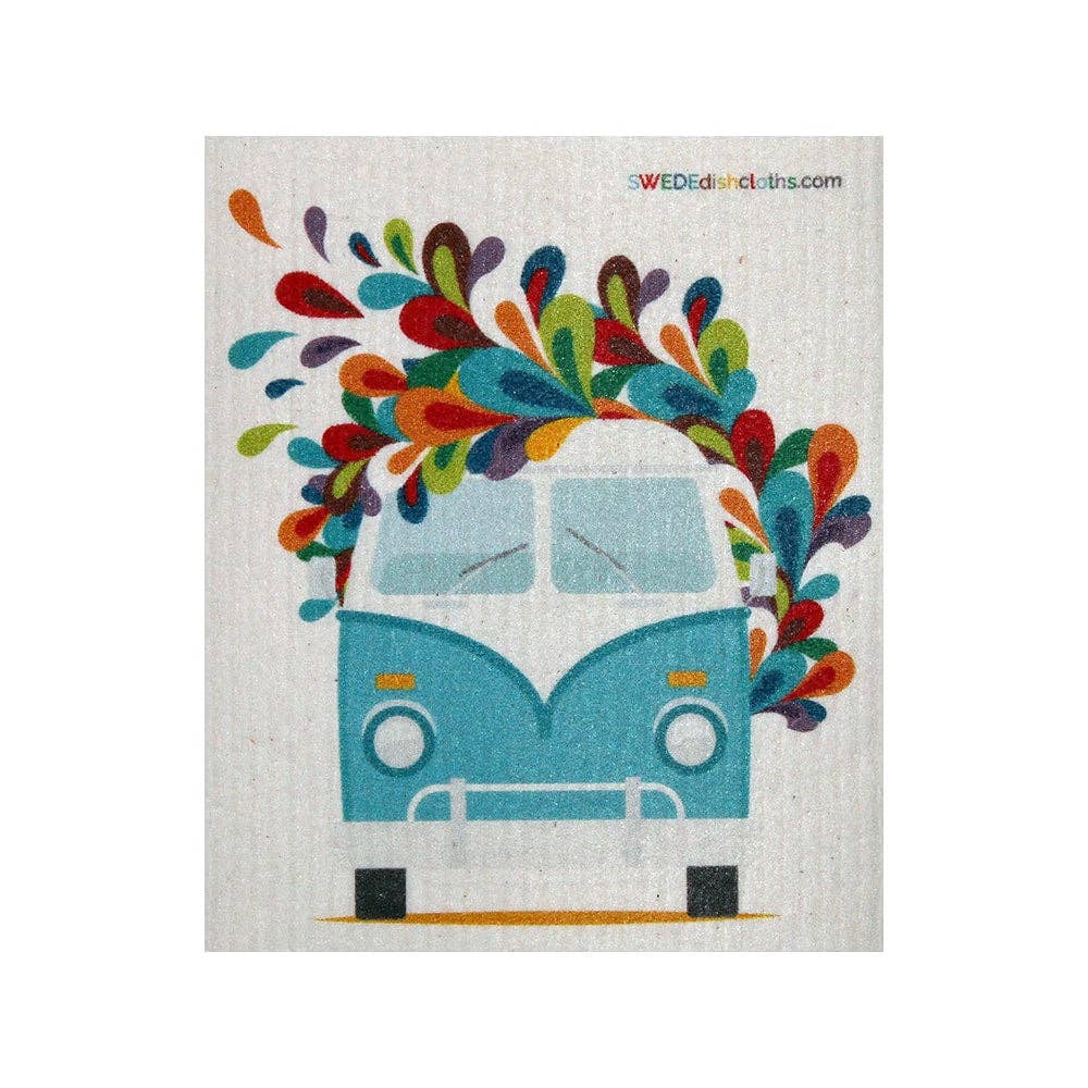 SWEDEdishcloths - Swedish Dishcloth Hippiebus Spongecloth