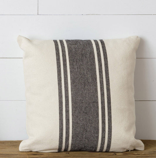 Grain Sack Striped Pillow