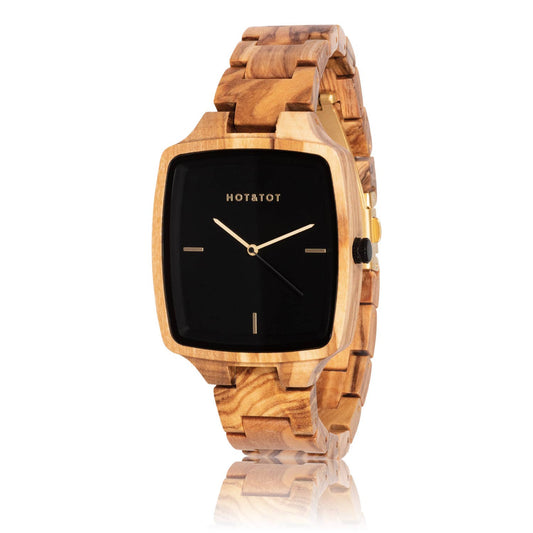 ODIN | Wood Watch | Sustainable | Square | Gold