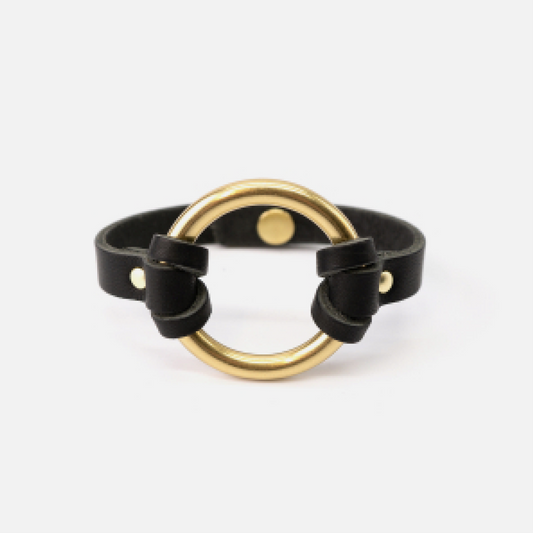 Chinati O-Ring Bracelet- Black
